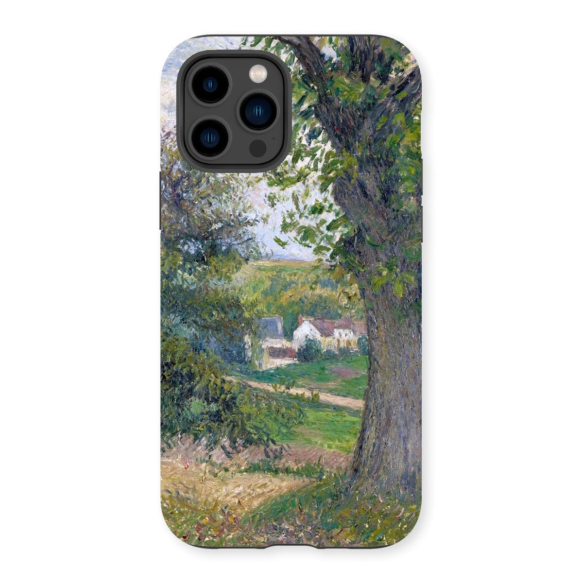 Casezest Mobile Phone Case for iPhone 14 Pro / Gloss Pissarro Chestnut Trees Design