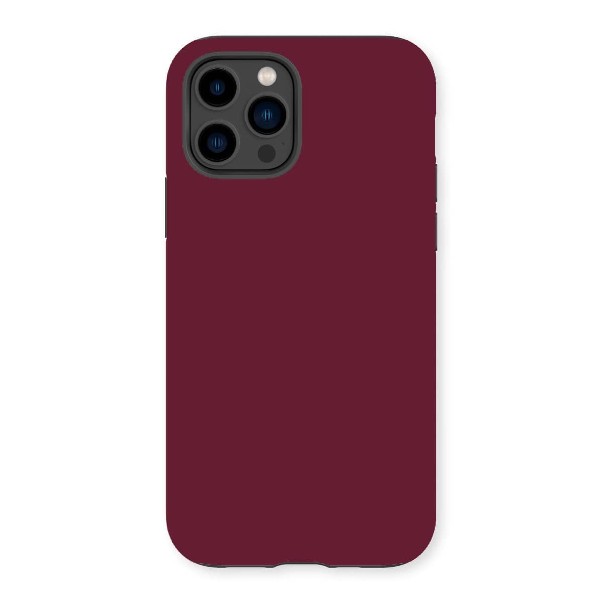 Casezest Mobile Phone Case for iPhone 14 Pro / Gloss Pure Dark Red Design