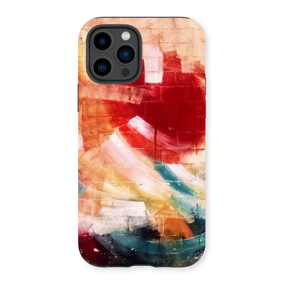 Casezest Mobile Phone Case for iPhone 14 Pro / Gloss Santa Tecla Painted Wall Design