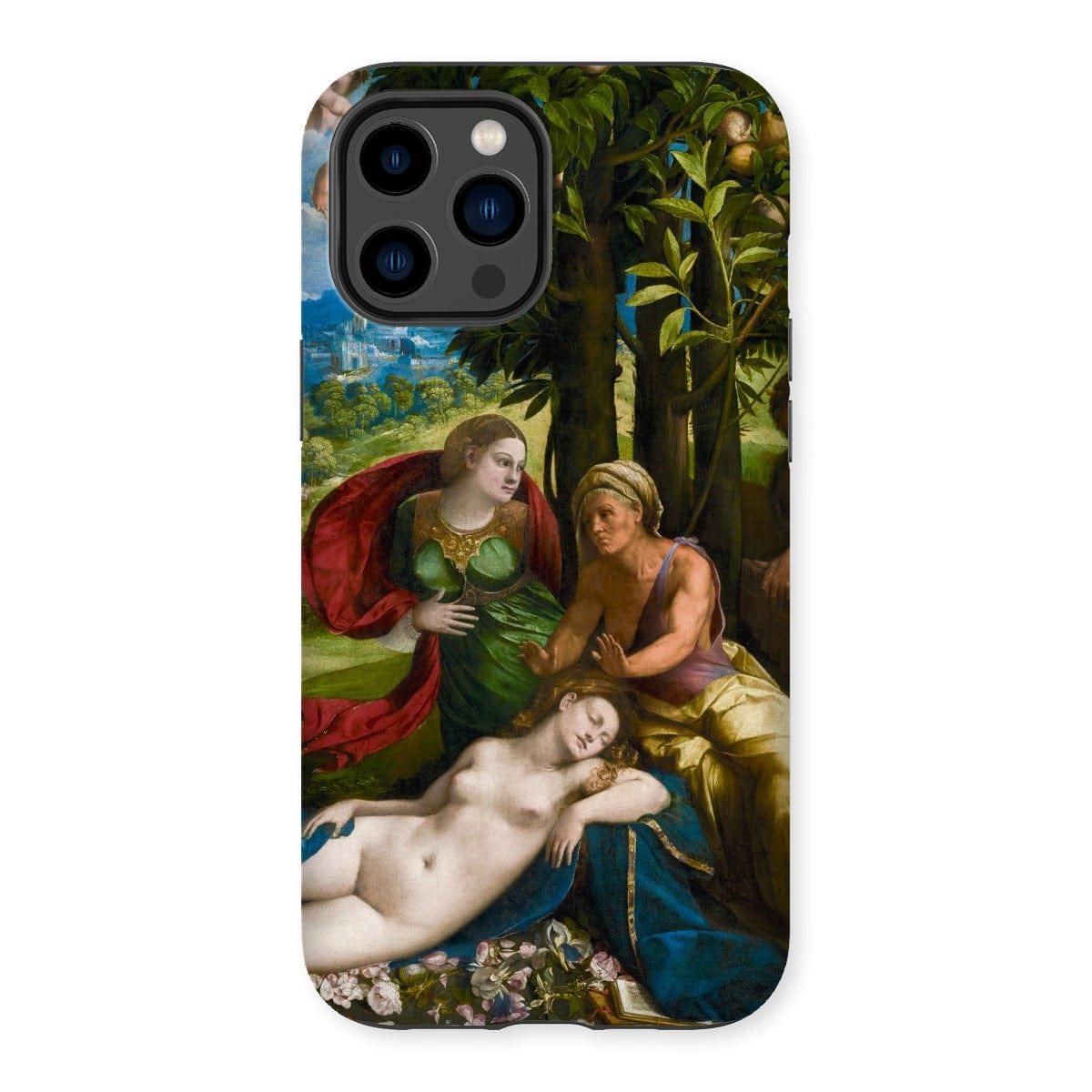 Casezest Mobile Phone Case for iPhone 14 Pro Max / Gloss Dossi Mythological Design