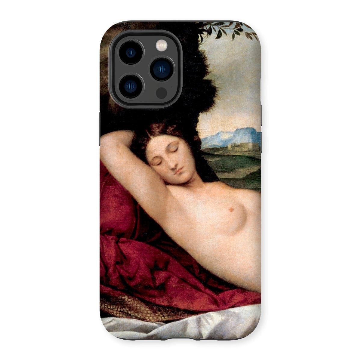 Casezest Mobile Phone Case for iPhone 14 Pro Max / Gloss Giorgione Sleeping Venus Design