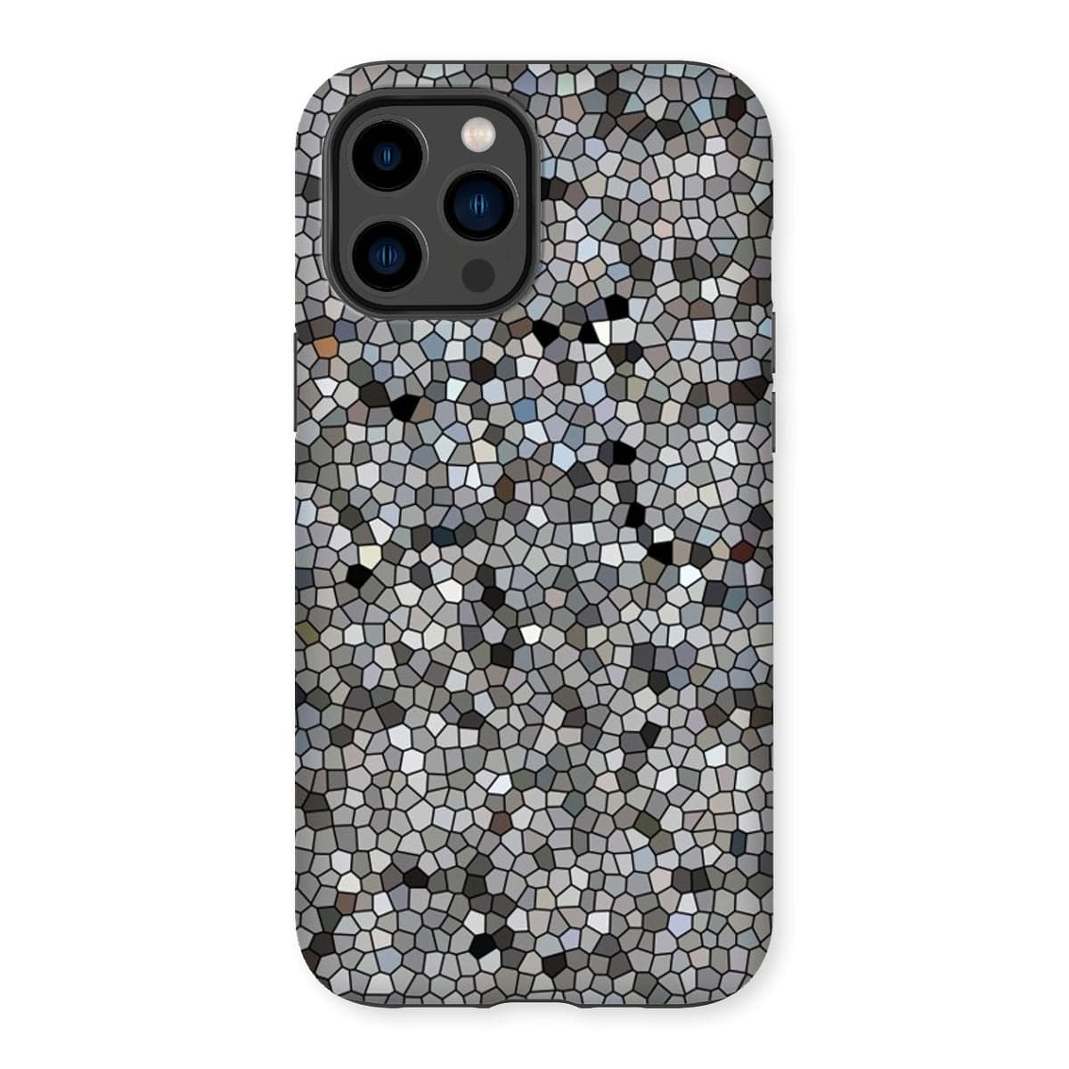 Casezest Mobile Phone Case for iPhone 14 Pro Max / Gloss Mosaic Texture Design