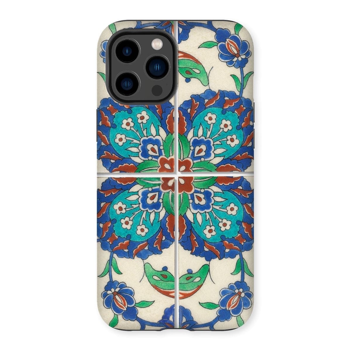 Casezest Mobile Phone Case for iPhone 14 Pro Max / Gloss Persian Style Tile Design