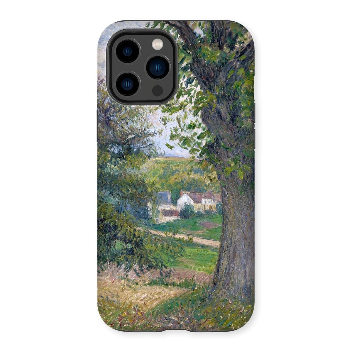 Casezest Mobile Phone Case for iPhone 14 Pro Max / Gloss Pissarro Chestnut Trees Design