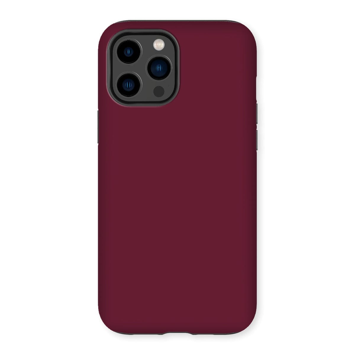 Casezest Mobile Phone Case for iPhone 14 Pro Max / Gloss Pure Dark Red Design