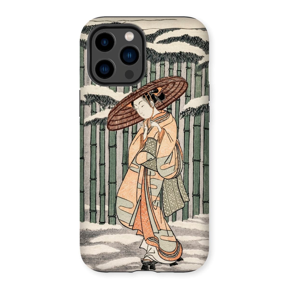 Casezest Mobile Phone Case for iPhone 14 Pro Max / Gloss Suzuki Bamboo Grove Design