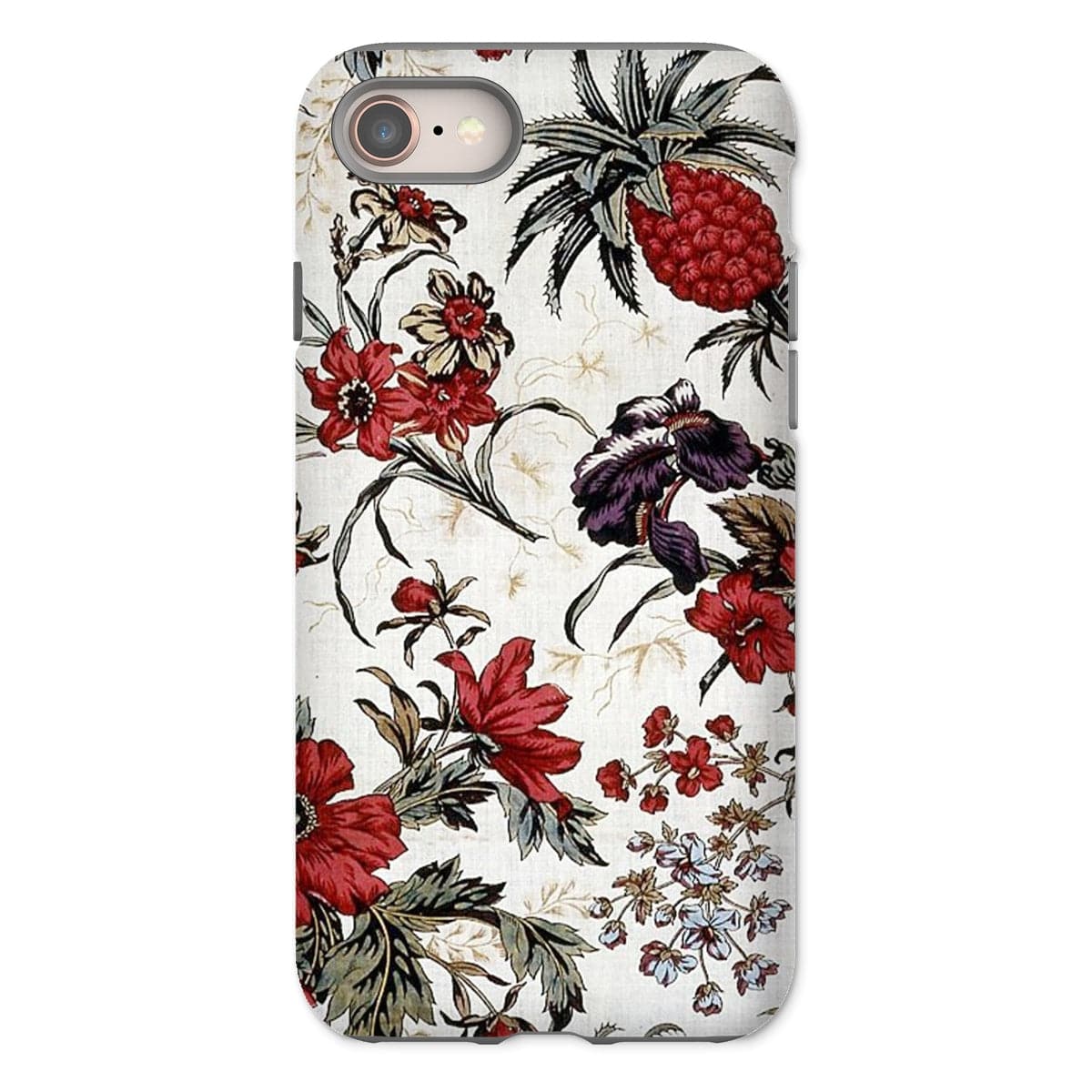 Casezest Mobile Phone Case for iPhone 8 / Gloss Antique Floral Design