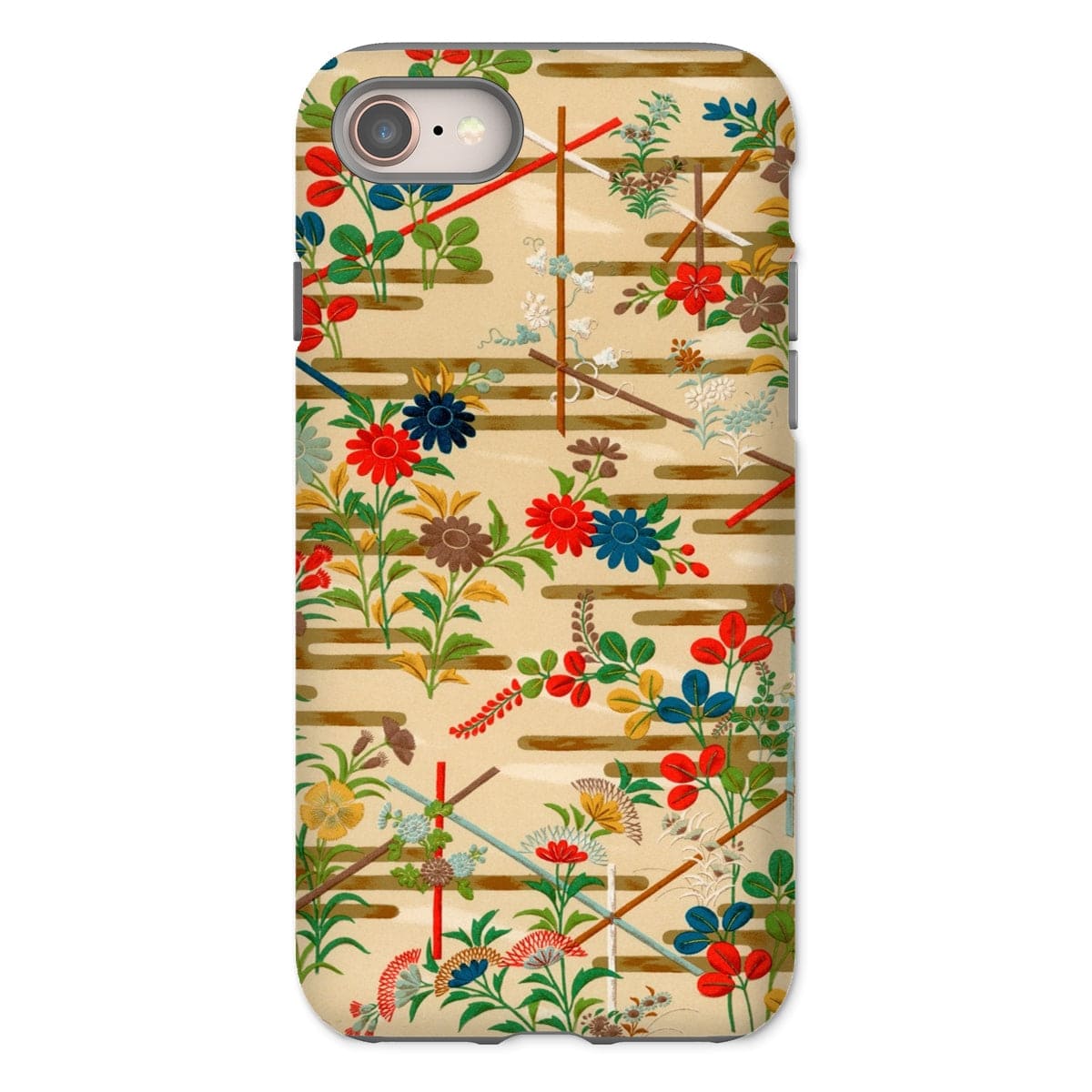 Casezest Mobile Phone Case for iPhone 8 / Gloss Audsley Japanese Paper Design