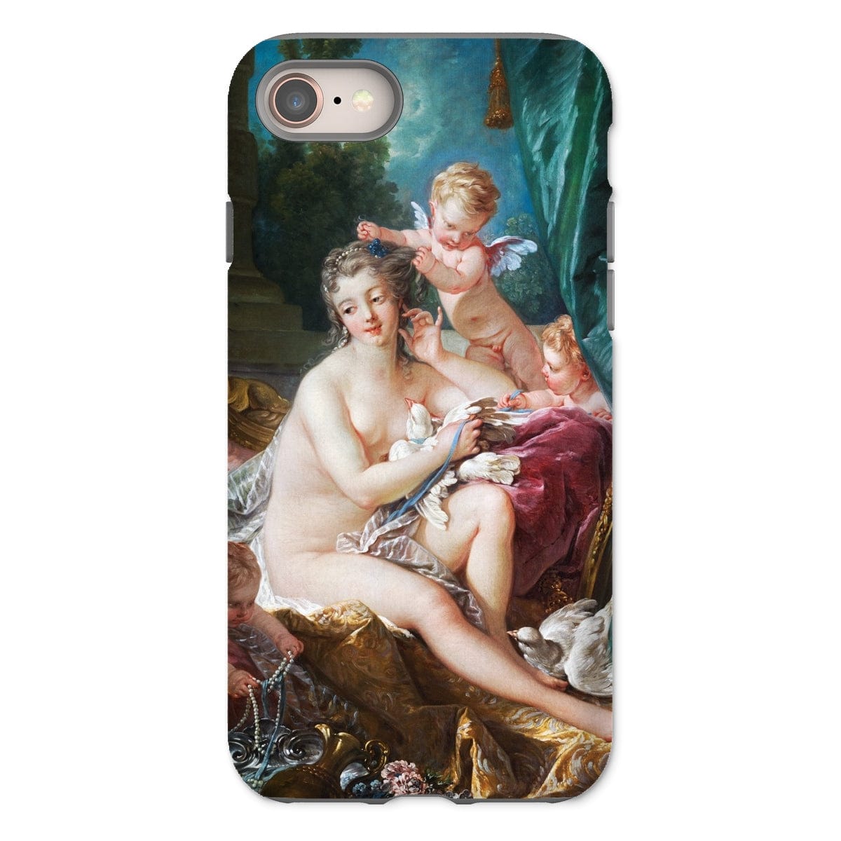 Casezest Mobile Phone Case for iPhone 8 / Gloss Boucher Toilette of Venus Design