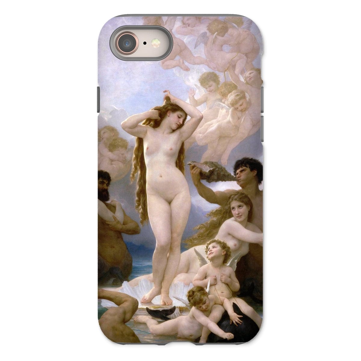 Casezest Mobile Phone Case for iPhone 8 / Gloss Bouguereau Birth of Venus Design