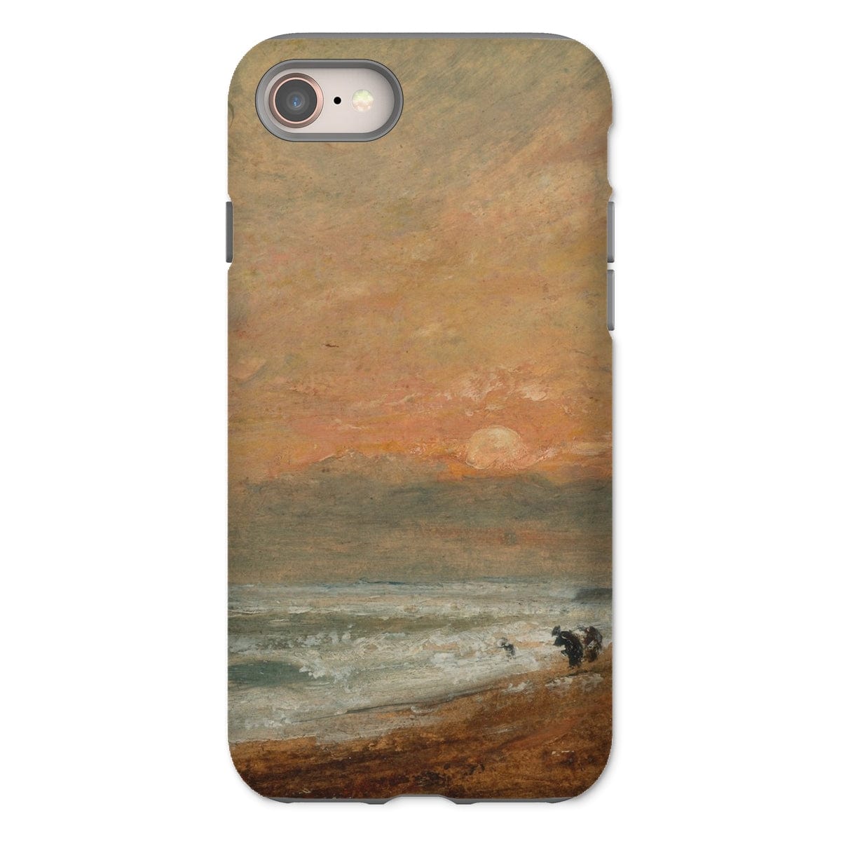 Casezest Mobile Phone Case for iPhone 8 / Gloss Constable Hove Beach Design