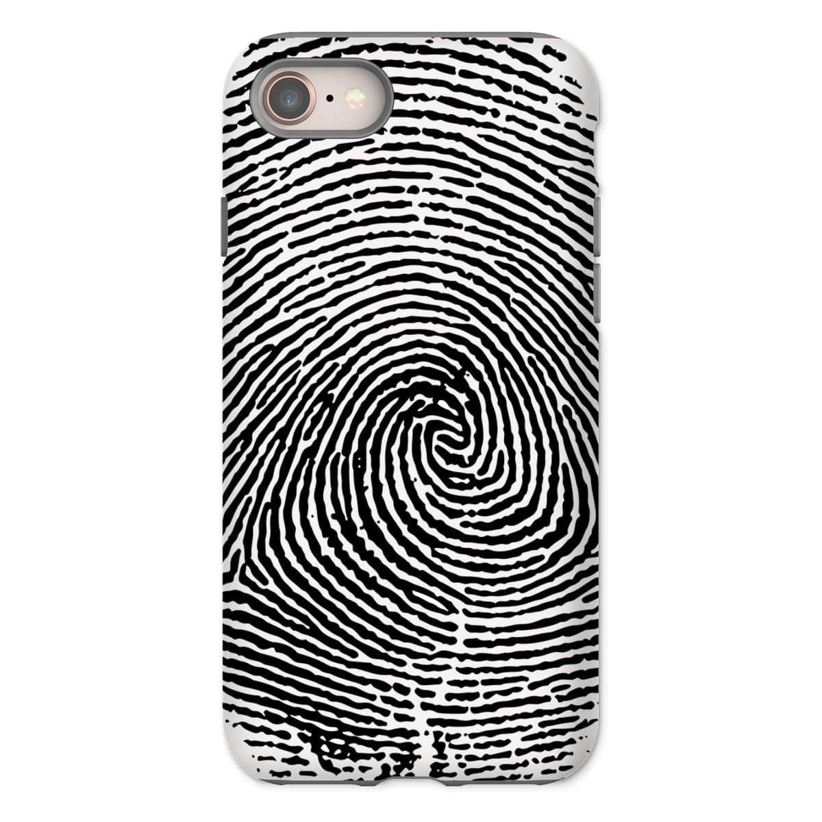 Casezest Mobile Phone Case for iPhone 8 / Gloss Fingerprint Design