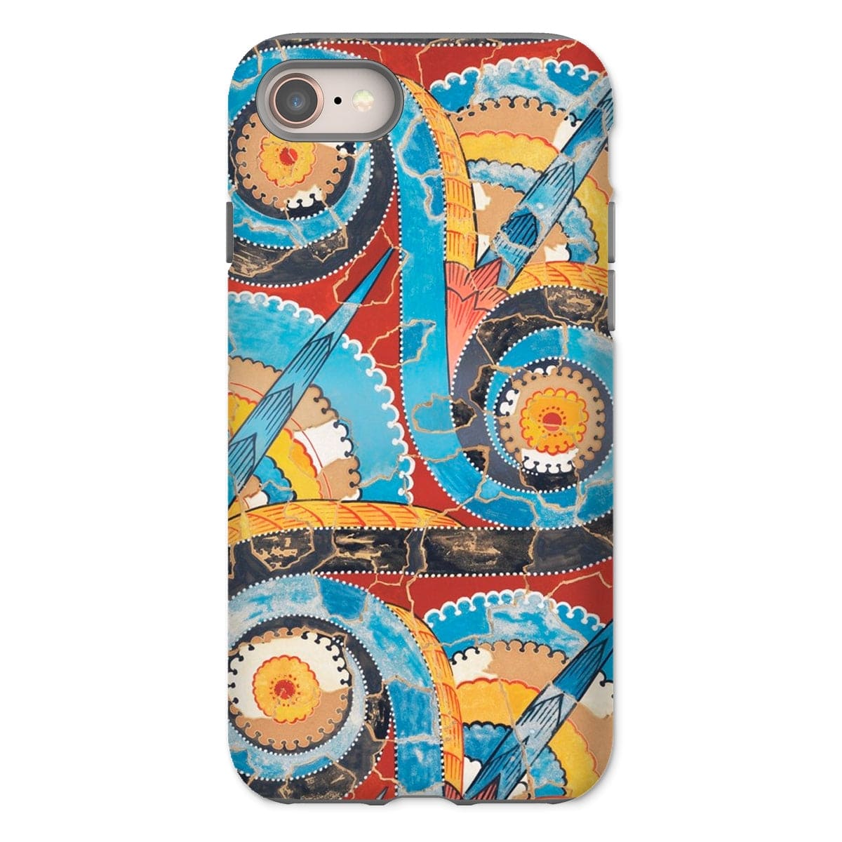 Casezest Mobile Phone Case for iPhone 8 / Gloss Gilliéron Spiral Frieze Design