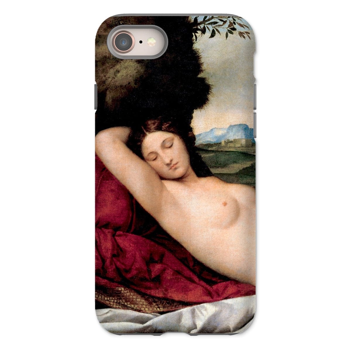 Casezest Mobile Phone Case for iPhone 8 / Gloss Giorgione Sleeping Venus Design