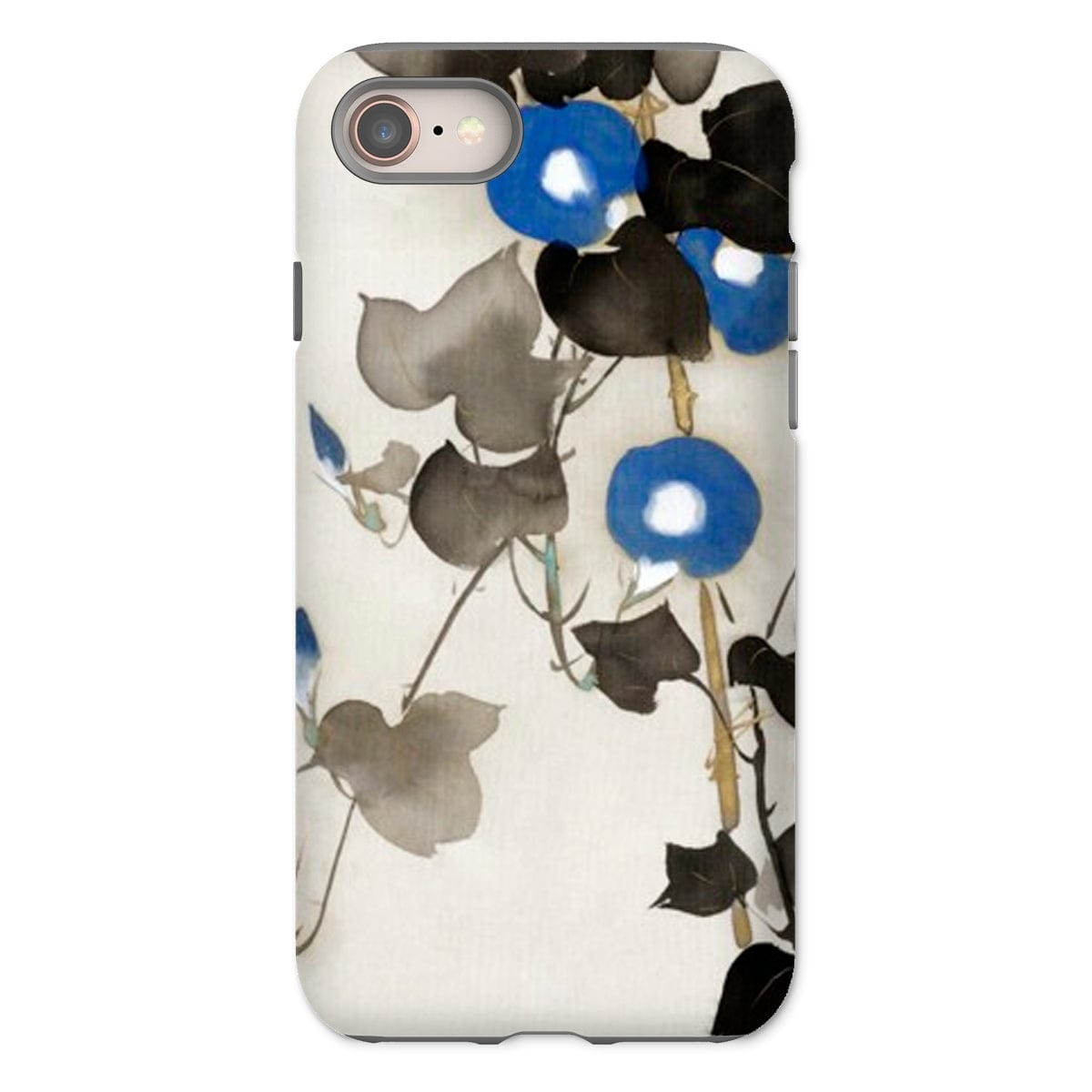 Casezest Mobile Phone Case for iPhone 8 / Gloss Kamisaka Flowers Design