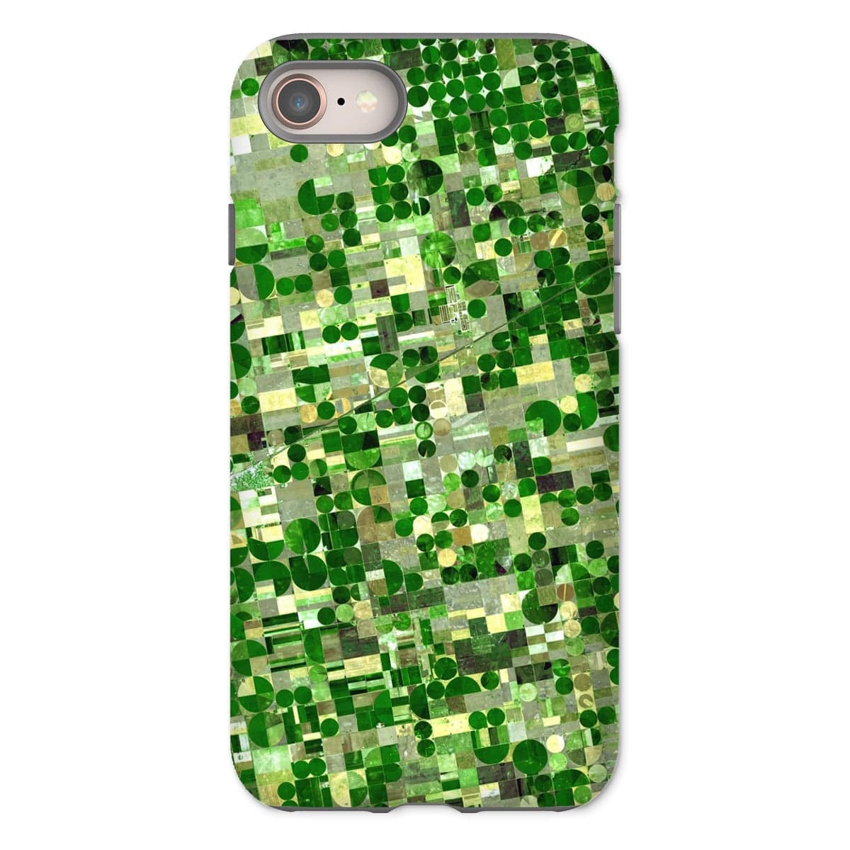 Casezest Mobile Phone Case for iPhone 8 / Gloss Kansas Crop Circles Design