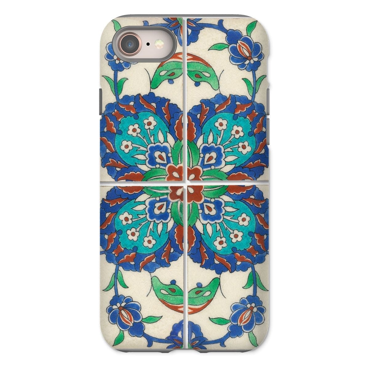 Casezest Mobile Phone Case for iPhone 8 / Gloss Persian Style Tile Design