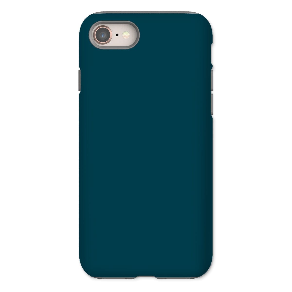 Casezest Mobile Phone Case for iPhone 8 / Gloss Pure Dark Blue Design