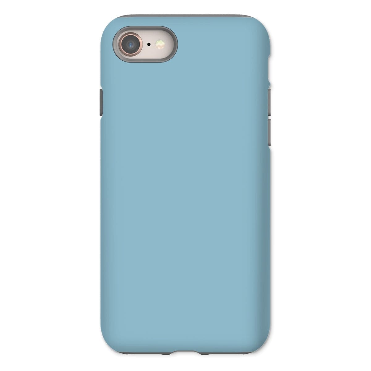 Casezest Mobile Phone Case for iPhone 8 / Gloss Pure Light Blue Design