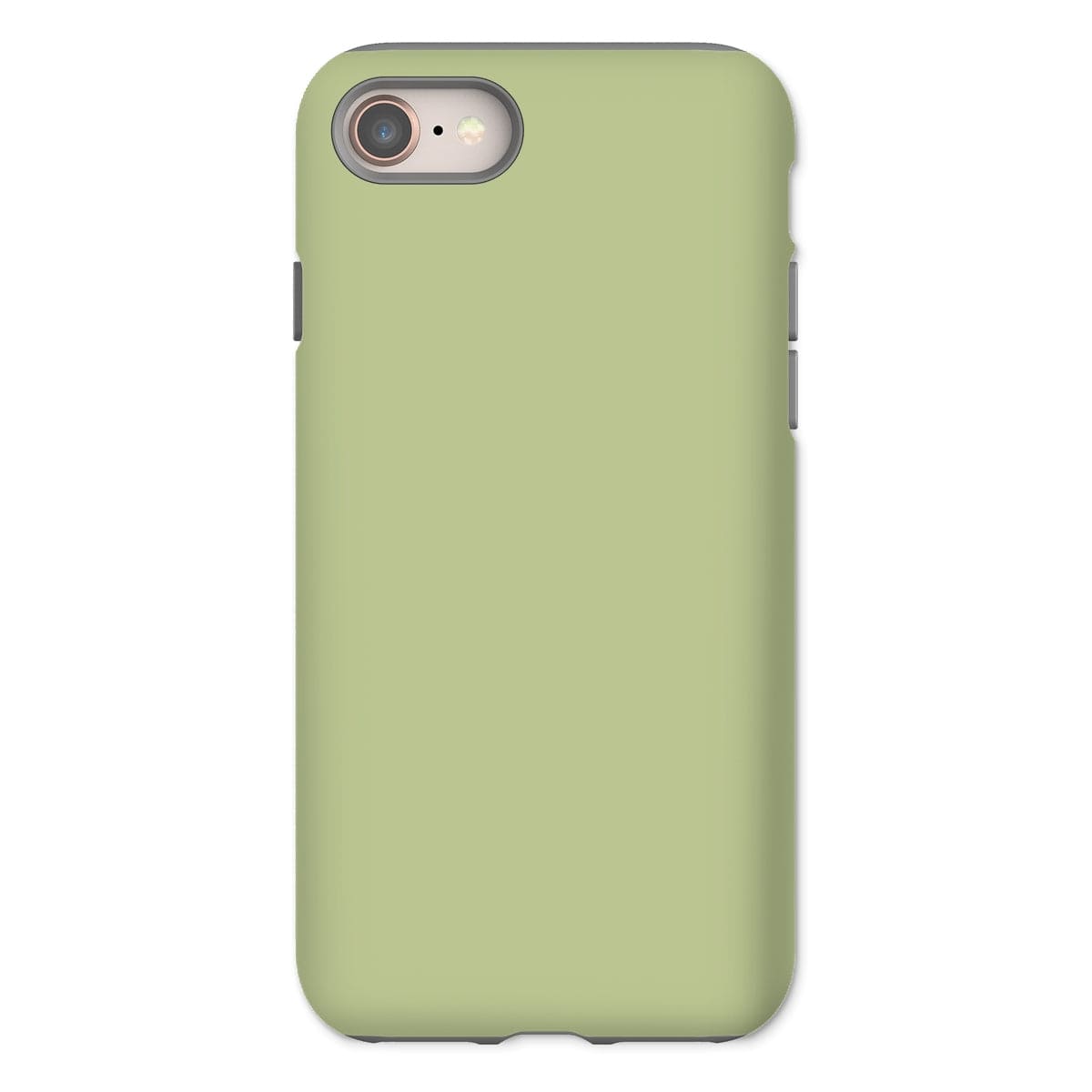 Casezest Mobile Phone Case for iPhone 8 / Gloss Pure Light Green Design