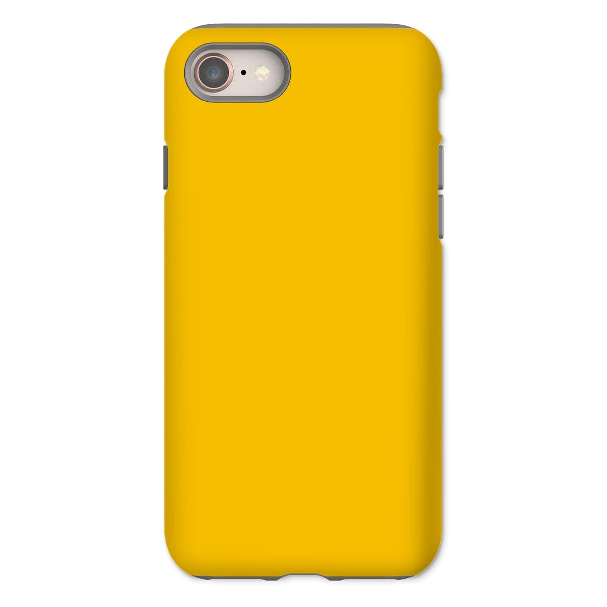 Casezest Mobile Phone Case for iPhone 8 / Gloss Pure Yellow Design