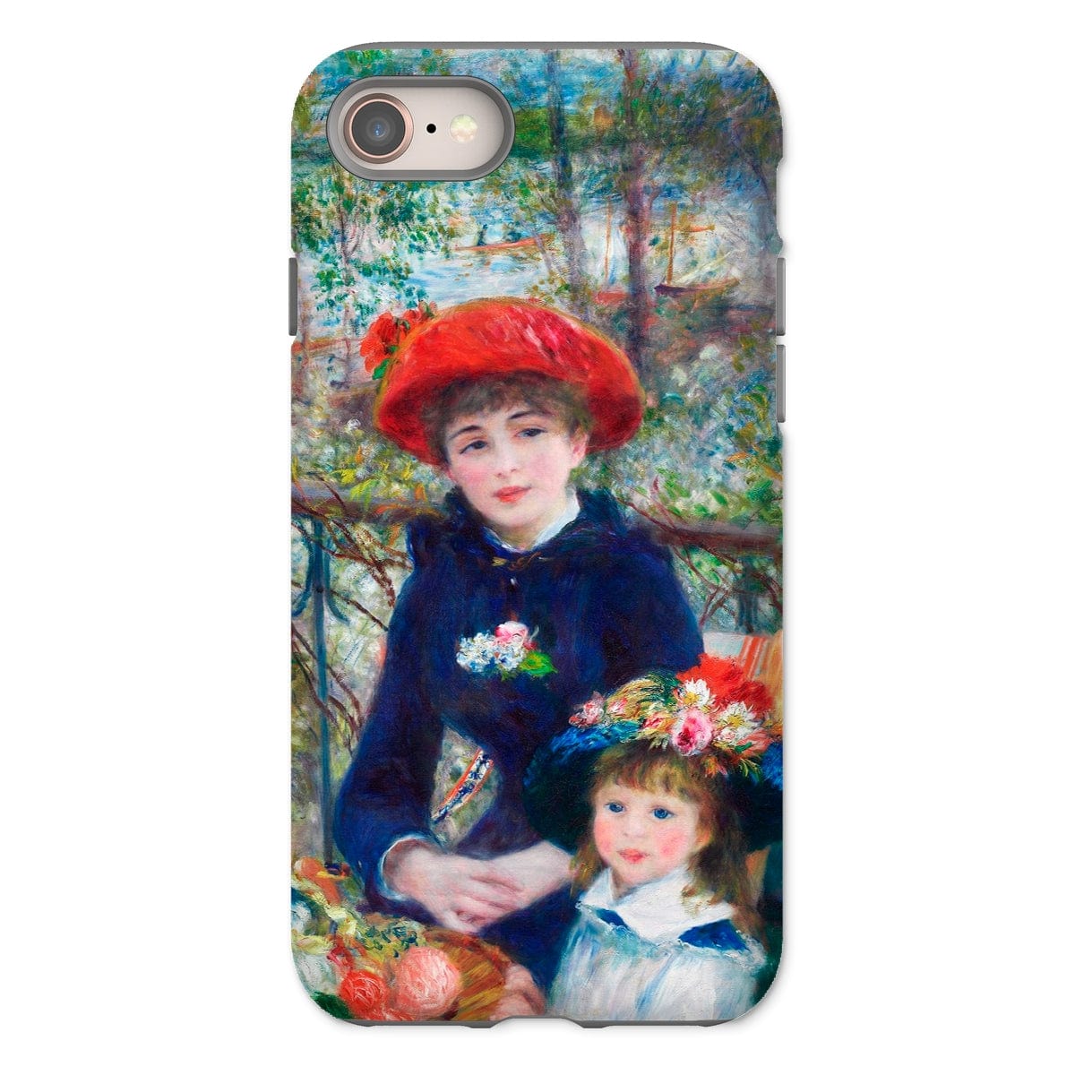 Casezest Mobile Phone Case for iPhone 8 / Gloss Renoir Two Sisters Design