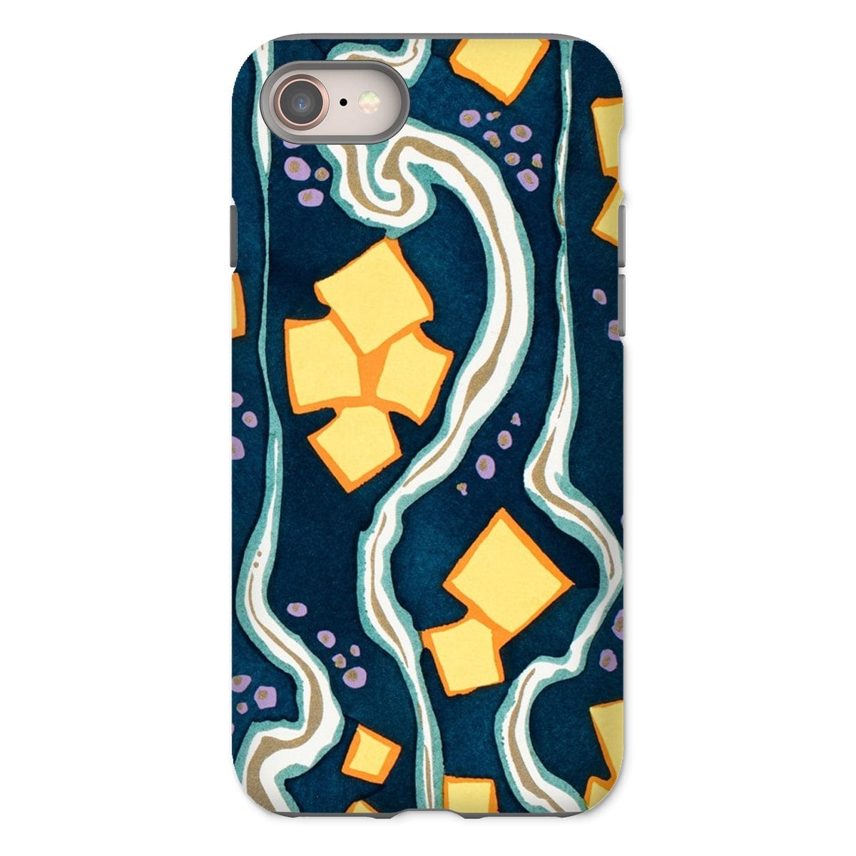 Casezest Mobile Phone Case for iPhone 8 / Gloss Séguy Deco Border Design