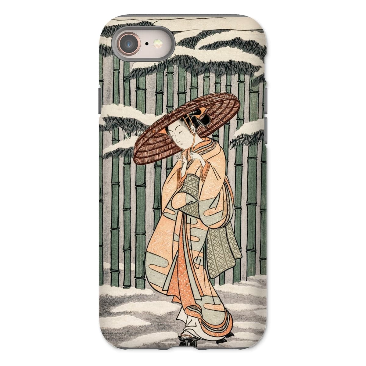 Casezest Mobile Phone Case for iPhone 8 / Gloss Suzuki Bamboo Grove Design