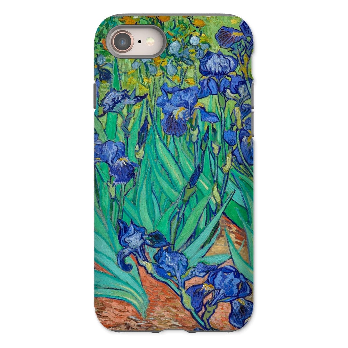 Casezest Mobile Phone Case for iPhone 8 / Gloss Van Gogh Irises Design