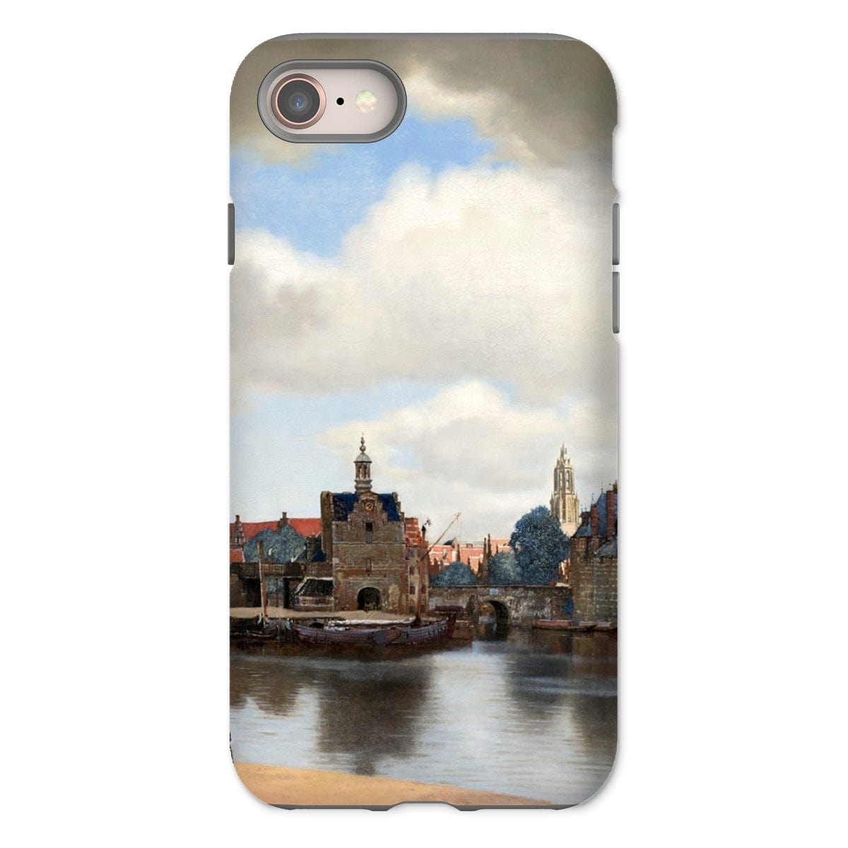 Casezest Mobile Phone Case for iPhone 8 / Gloss Vermeer View of Delft Design