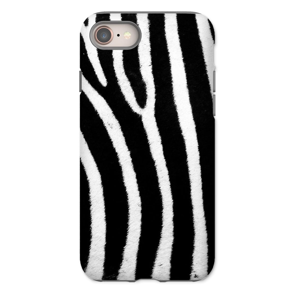 Casezest Mobile Phone Case for iPhone 8 / Gloss Zebra Design