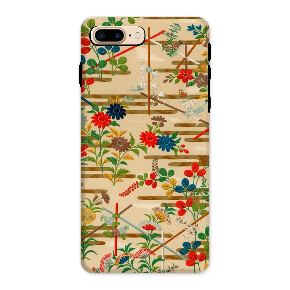 Casezest Mobile Phone Case for iPhone 8 Plus / Gloss Audsley Japanese Paper Design