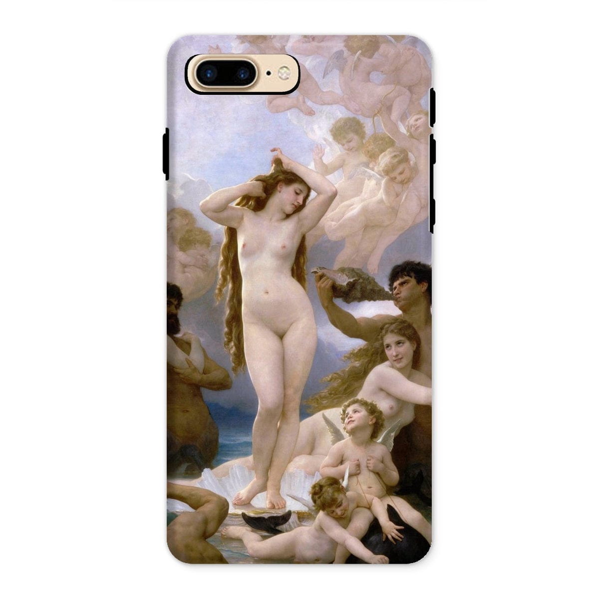 Casezest Mobile Phone Case for iPhone 8 Plus / Gloss Bouguereau Birth of Venus Design