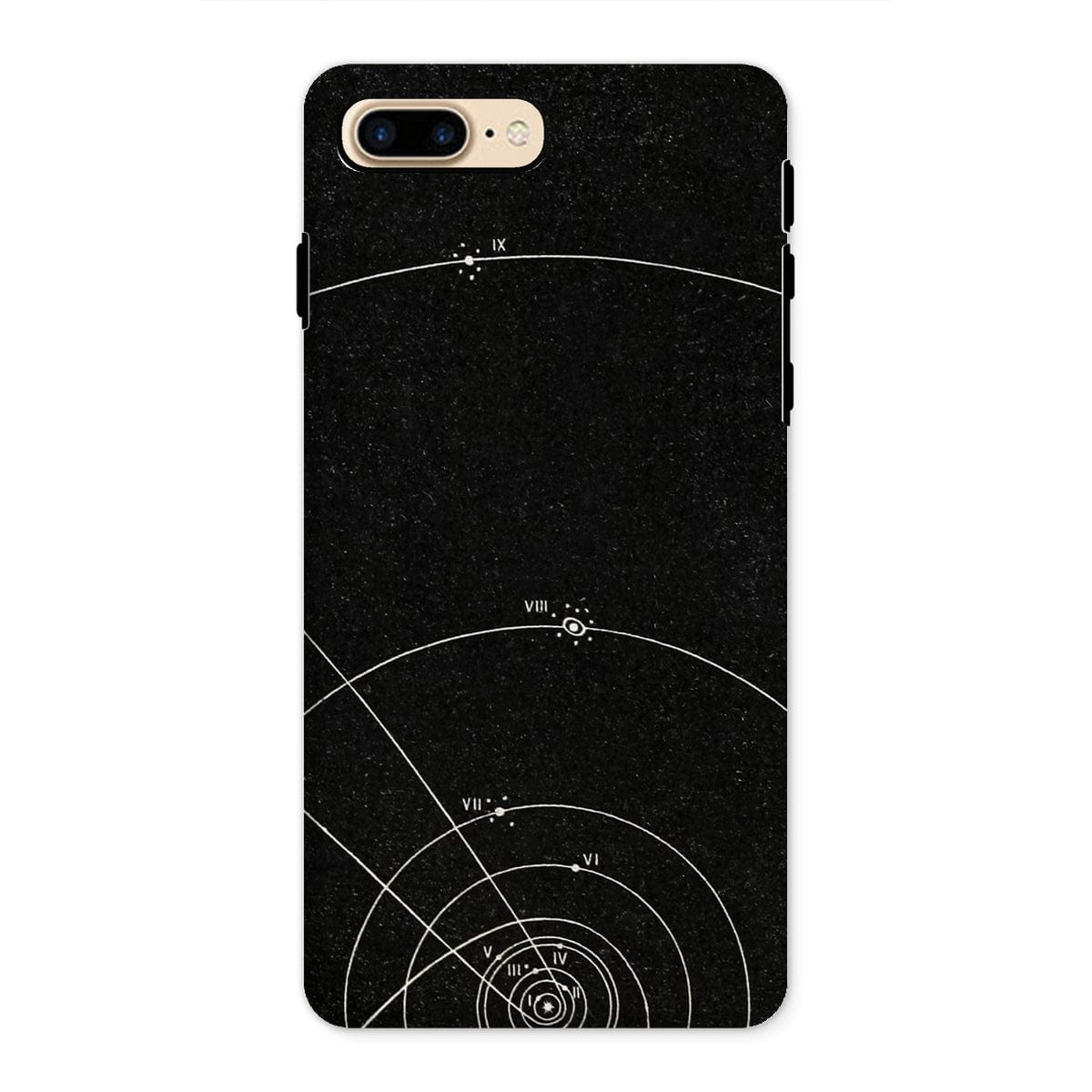 Casezest Mobile Phone Case for iPhone 8 Plus / Gloss Brocklesby Astronomy Design