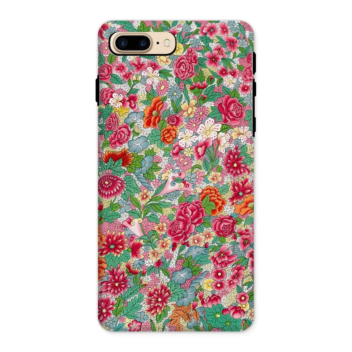 Casezest Mobile Phone Case for iPhone 8 Plus / Gloss Chinese Flower Pattern Design