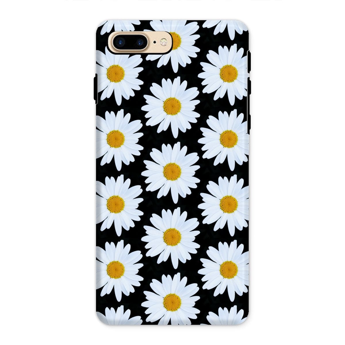 Casezest Mobile Phone Case for iPhone 8 Plus / Gloss Daisy Grid Design