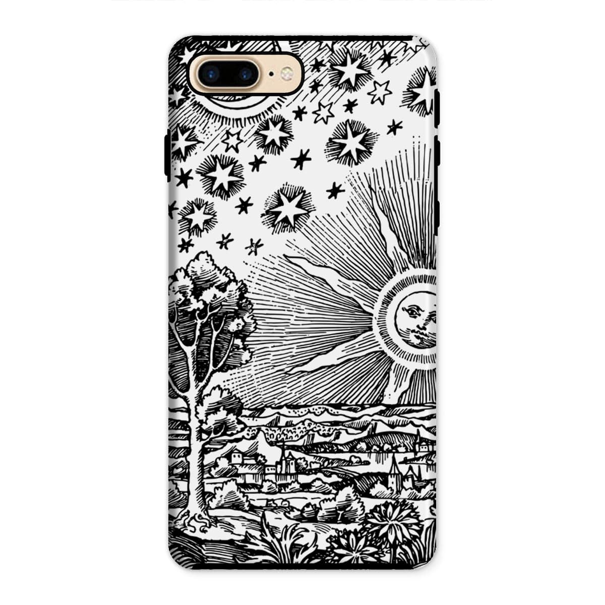 Casezest Mobile Phone Case for iPhone 8 Plus / Gloss Flammarion Design