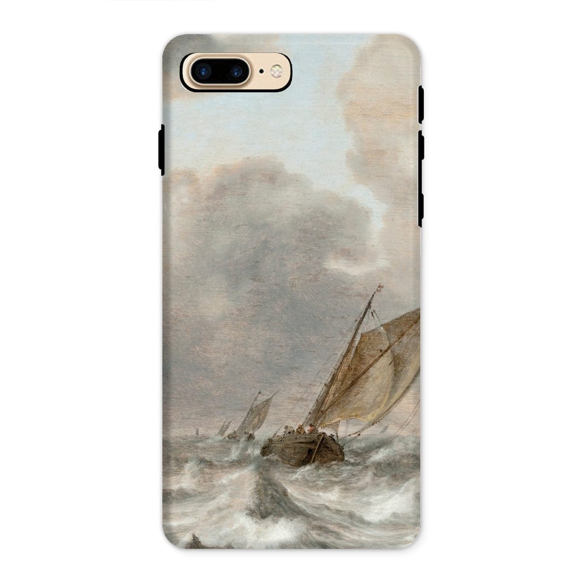 Casezest Mobile Phone Case for iPhone 8 Plus / Gloss Ghent Ships Design