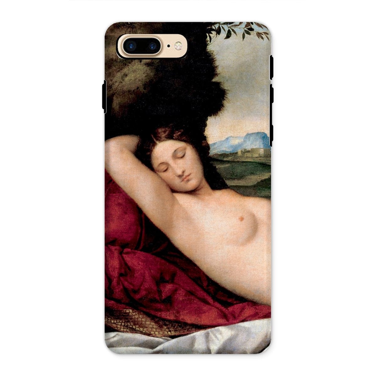 Casezest Mobile Phone Case for iPhone 8 Plus / Gloss Giorgione Sleeping Venus Design