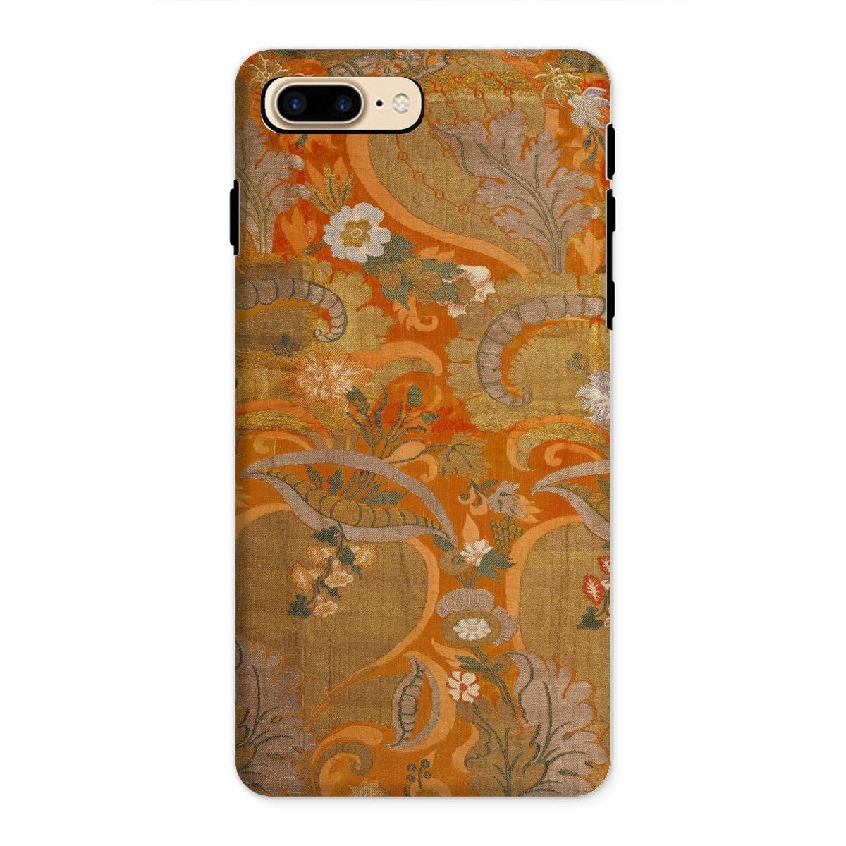 Casezest Mobile Phone Case for iPhone 8 Plus / Gloss Golden Silk Design