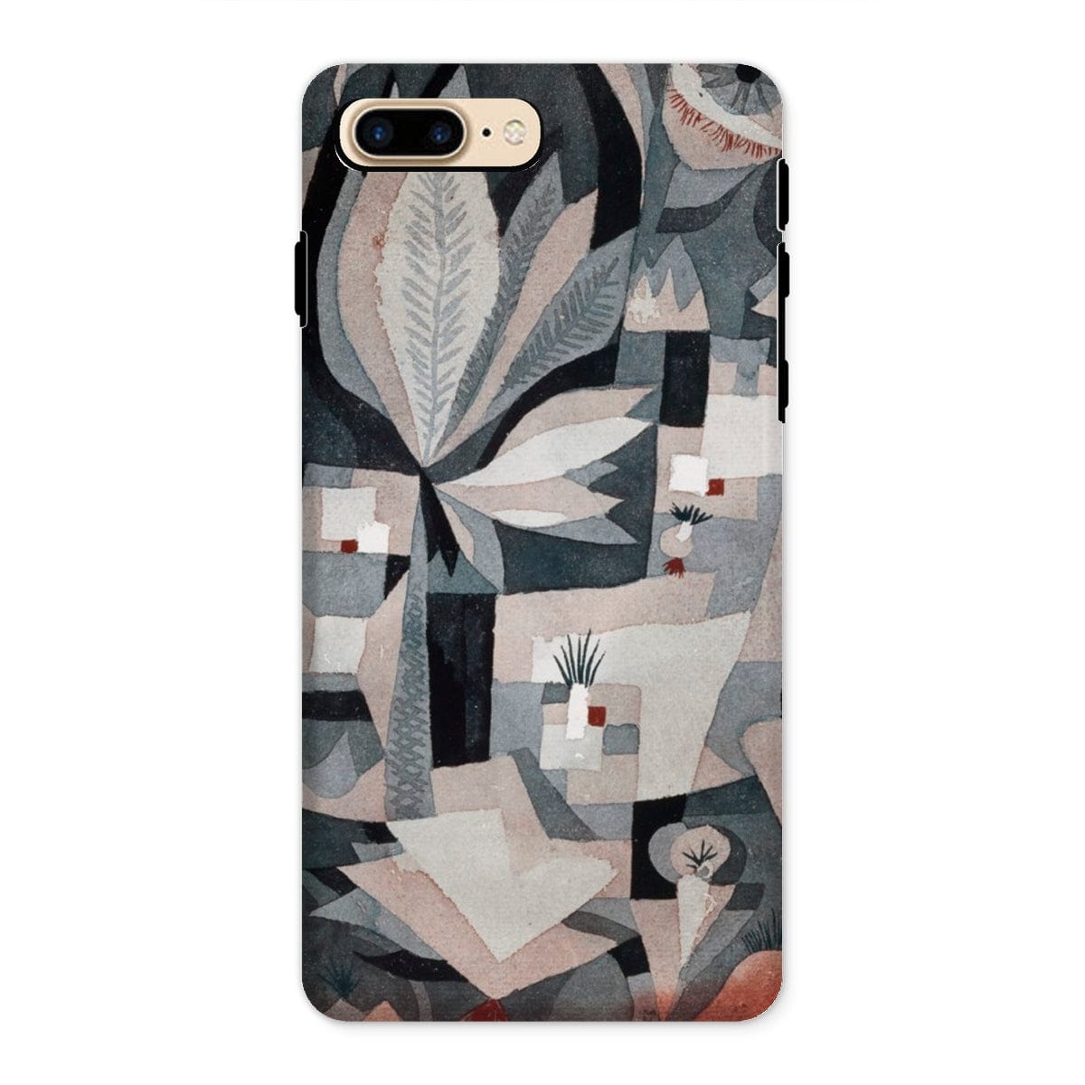 Casezest Mobile Phone Case for iPhone 8 Plus / Gloss Klee Dry Garden Design