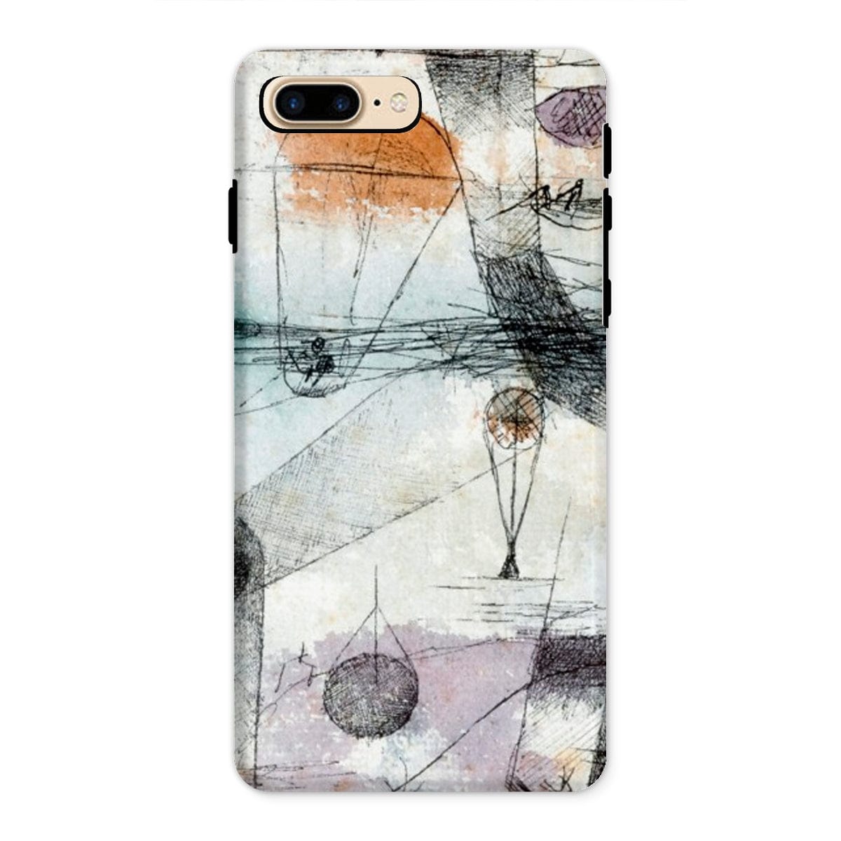 Casezest Mobile Phone Case for iPhone 8 Plus / Gloss Klee Realm of Air Design