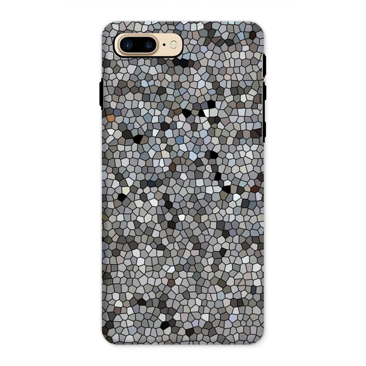 Casezest Mobile Phone Case for iPhone 8 Plus / Gloss Mosaic Texture Design