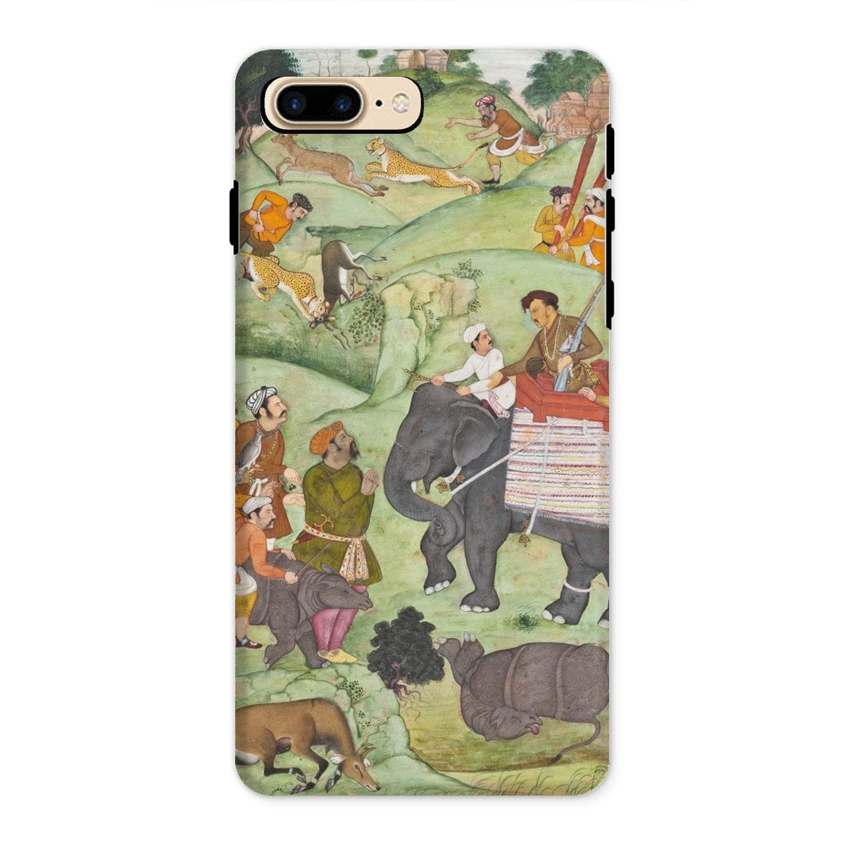 Casezest Mobile Phone Case for iPhone 8 Plus / Gloss Prince Salim Hunt Design