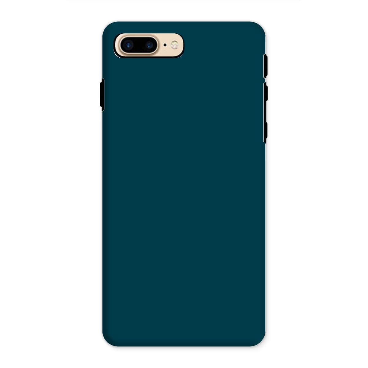 Casezest Mobile Phone Case for iPhone 8 Plus / Gloss Pure Dark Blue Design