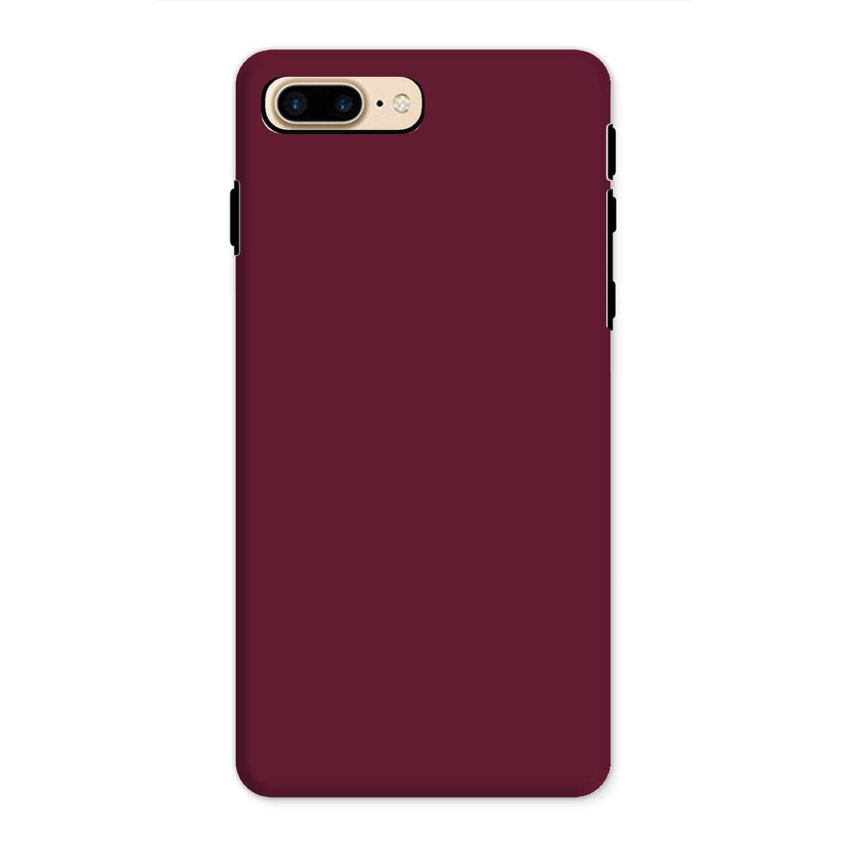 Casezest Mobile Phone Case for iPhone 8 Plus / Gloss Pure Dark Red Design