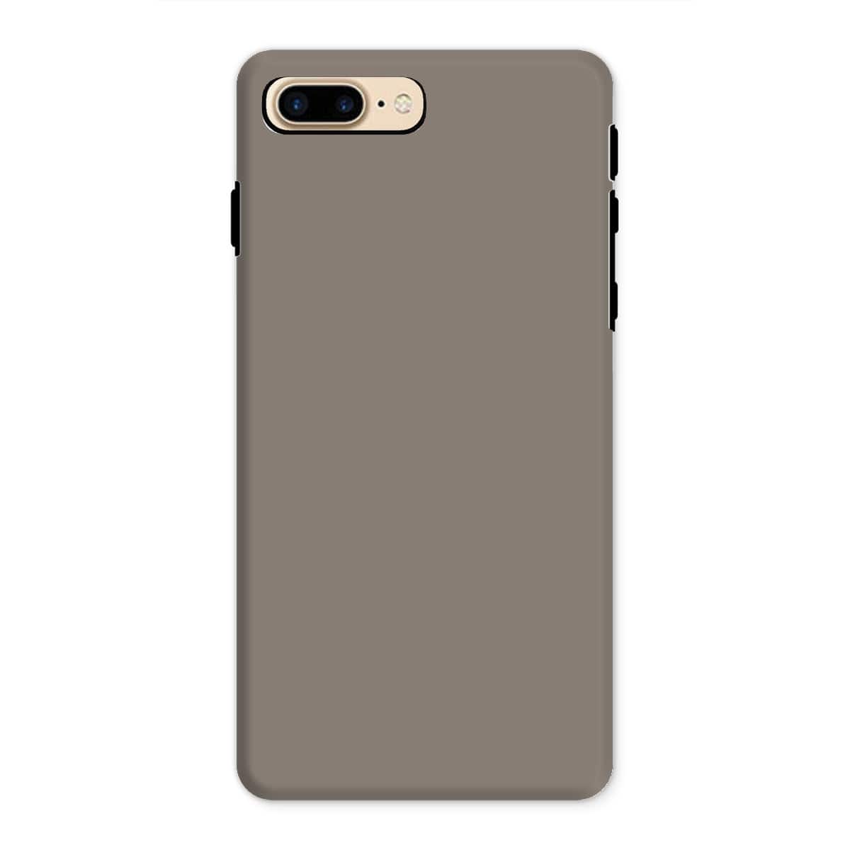 Casezest Mobile Phone Case for iPhone 8 Plus / Gloss Pure Grey Design