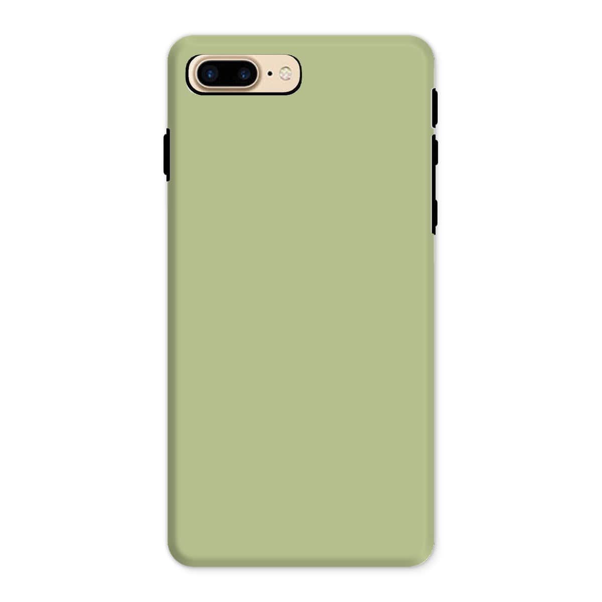 Casezest Mobile Phone Case for iPhone 8 Plus / Gloss Pure Light Green Design