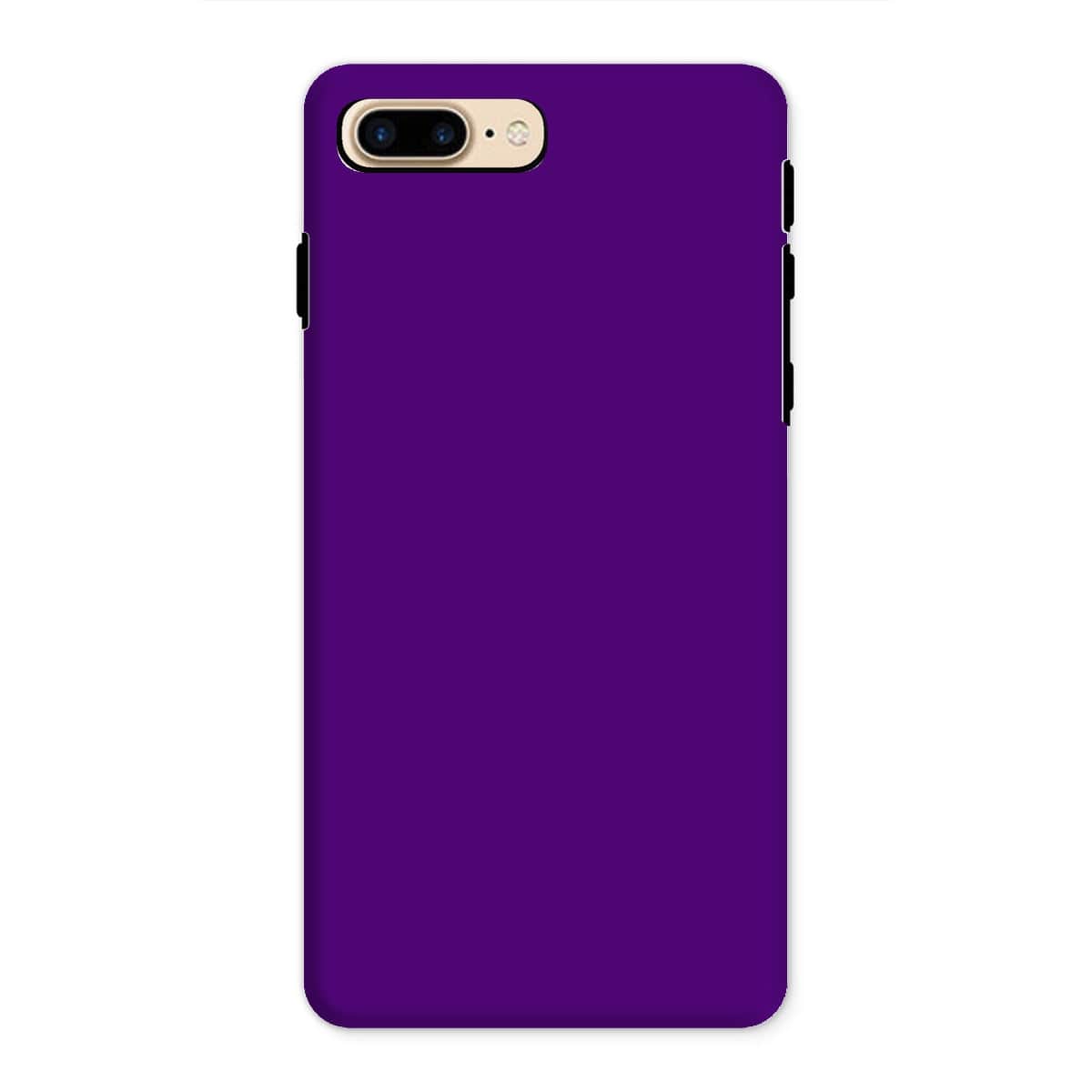 Casezest Mobile Phone Case for iPhone 8 Plus / Gloss Pure Mid Purple Design