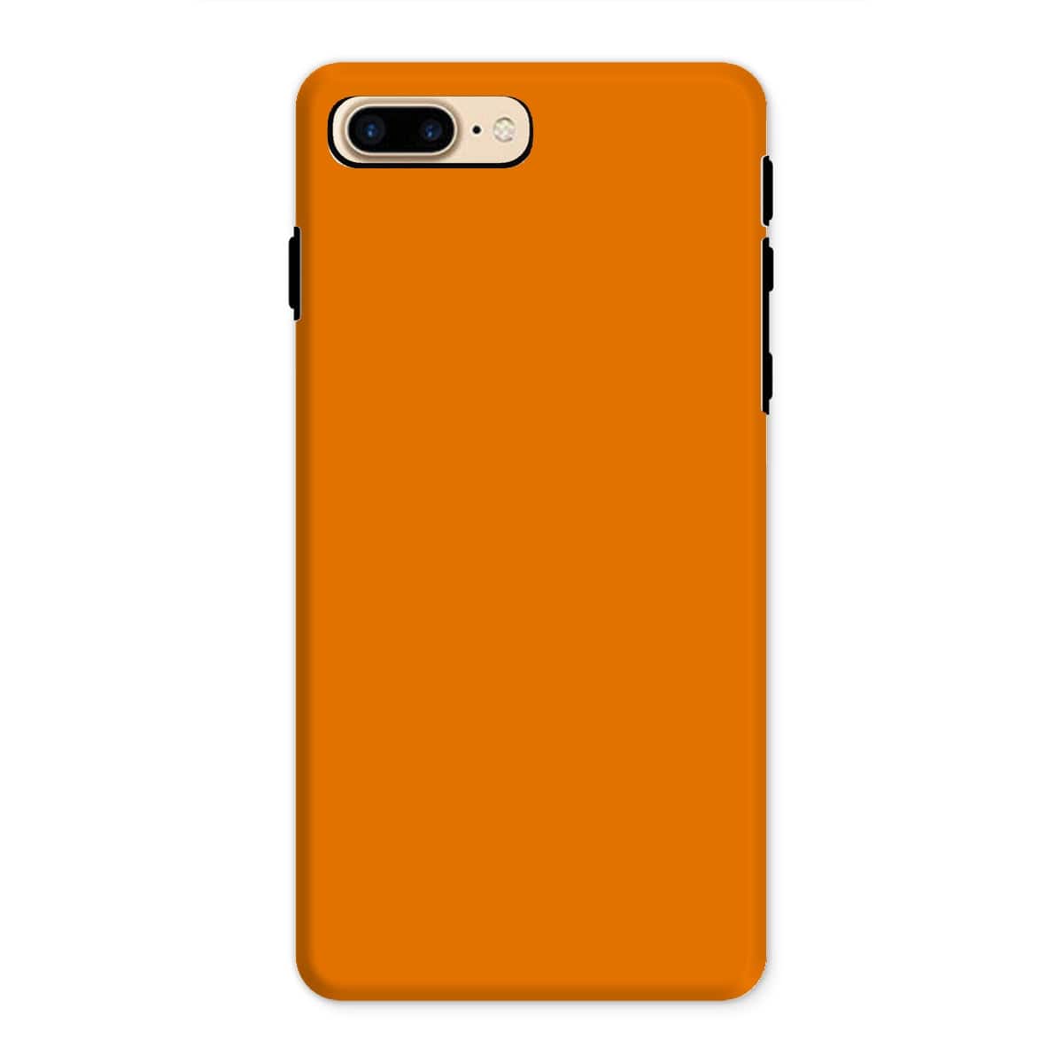 Casezest Mobile Phone Case for iPhone 8 Plus / Gloss Pure Orange Design